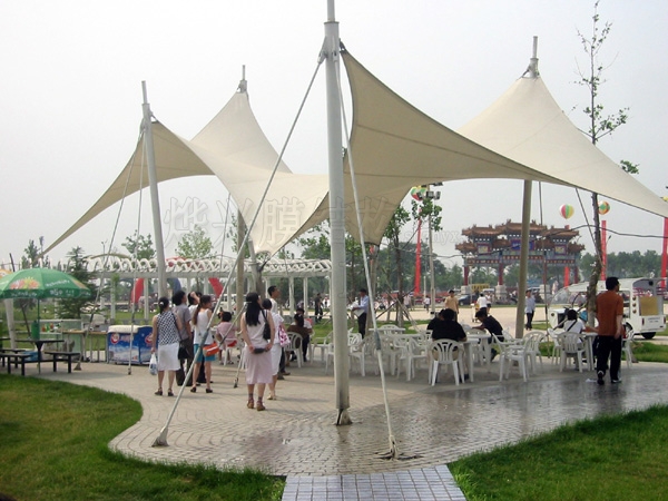 膜結構的售后維護，我們燁興是這樣做的