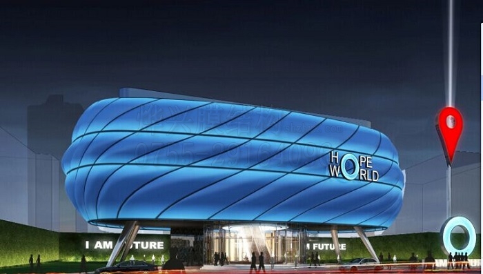 飛機壩售樓部ETFE膜結構-燁興膜結構 飛機壩售樓部ETFE膜結構效果圖.jpg